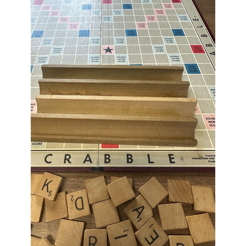 Vintage Scrabble Game Selchow & Righter Early Edition AS-IS - Picture 4 of 10